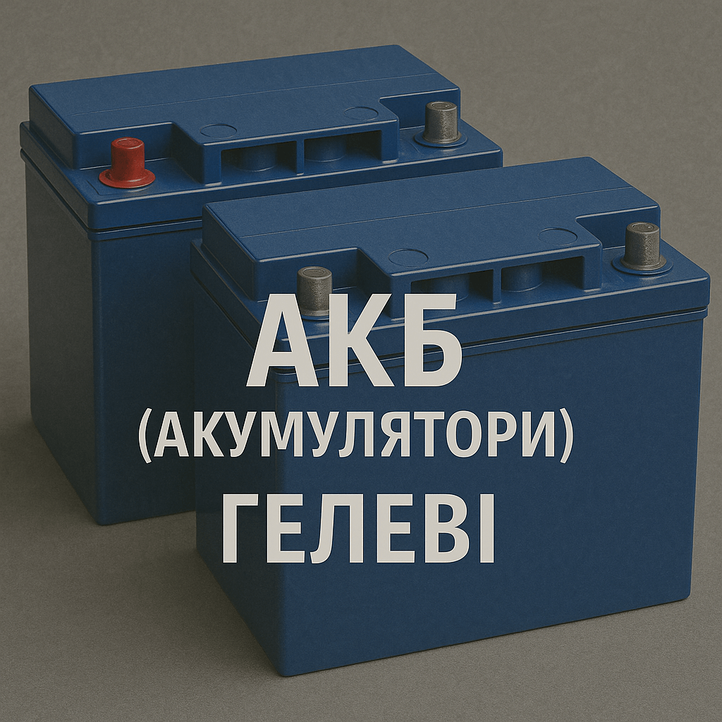 АКБ (Акумулятори) гелеві